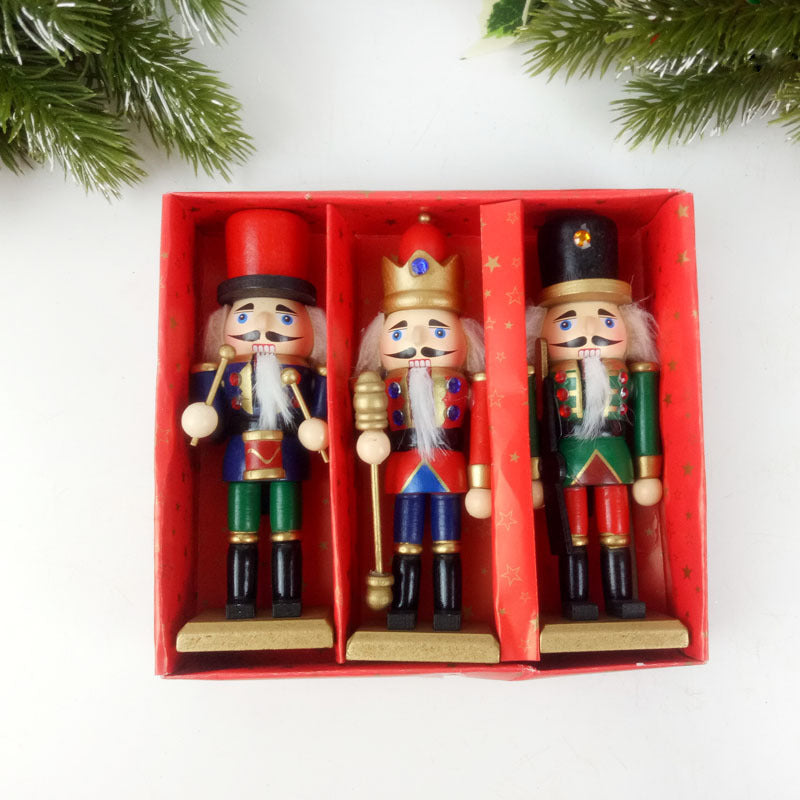 Nutcracker Puppet Soldier King Tabletop Decoration